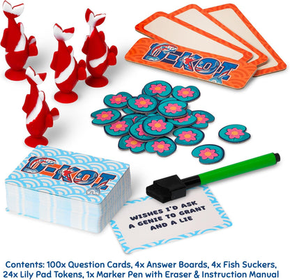 IDEAL | D-Koi Game: Can you spot the truth or is something a bit fishy? | Family Games | For 2+ Players | Ages 8+