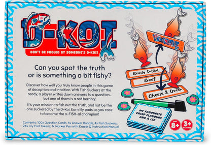 IDEAL | D-Koi Game: Can you spot the truth or is something a bit fishy? | Family Games | For 2+ Players | Ages 8+