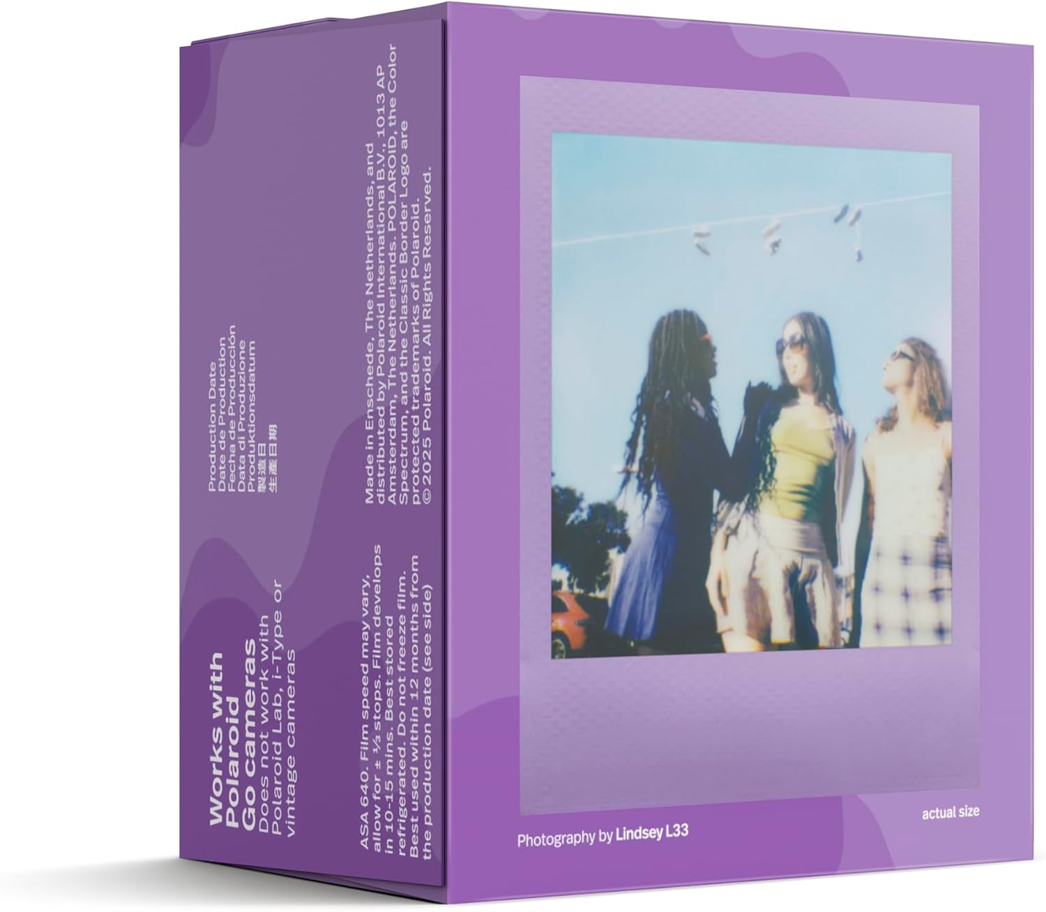 Polaroid - Kleurenfilm voor Go - Purple Haze Frame - Double Pack (6570