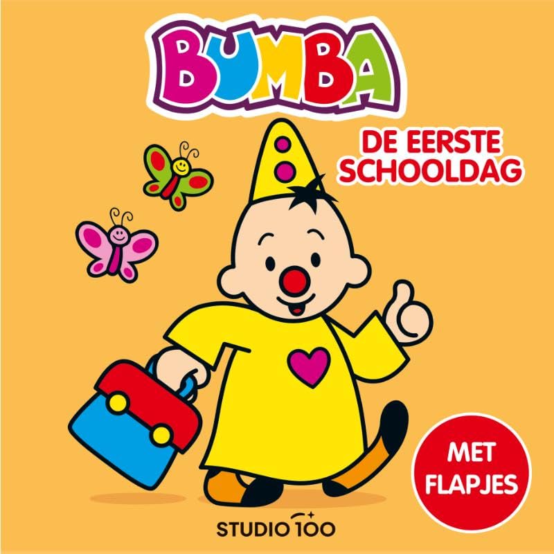 Studio 100 - Bumba Kartonboek met Flapjes - De eerste schooldag