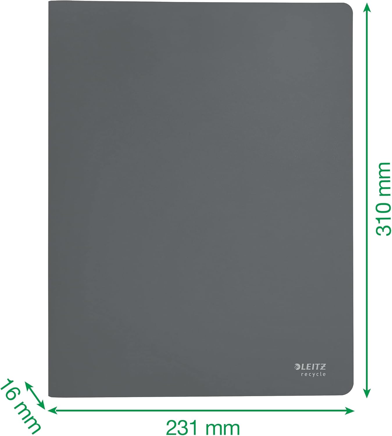 Leitz Recycle Display Book, 20 Pockets for A4 Document Storage Folder, Premium Quality Lightweight File, 100% Recyclable, CO2 Neutral, Eco Friendly, Recycle Range, Blue, 46760035