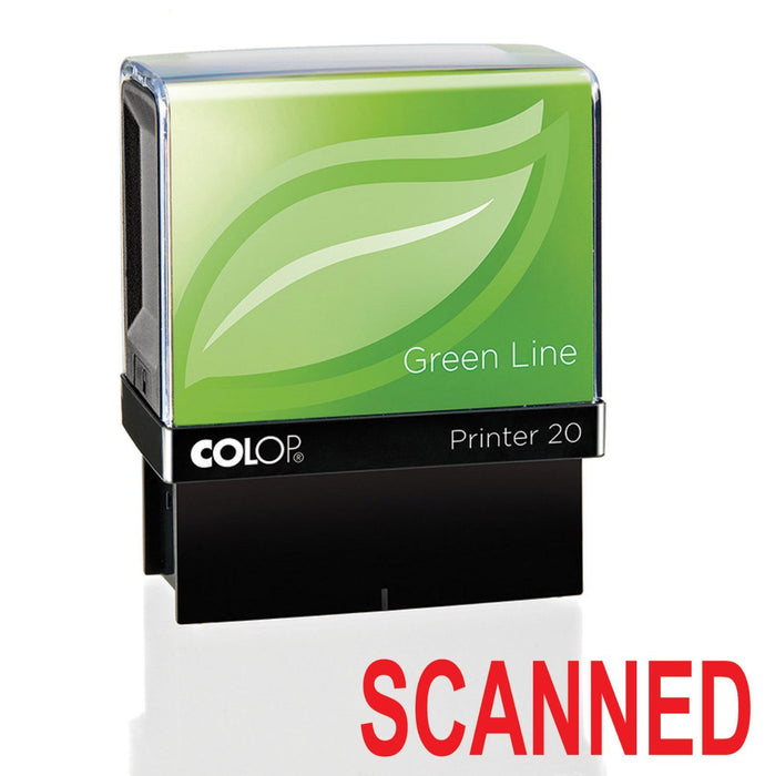 Colop Green Line Scanned Sinking Stamp,38mm x 14mm