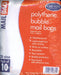 MAIL BAGS - WHITE POLYTHENE BUBBLE ''CD'' SIZE 175 MM X 165 MM PACK OF 10