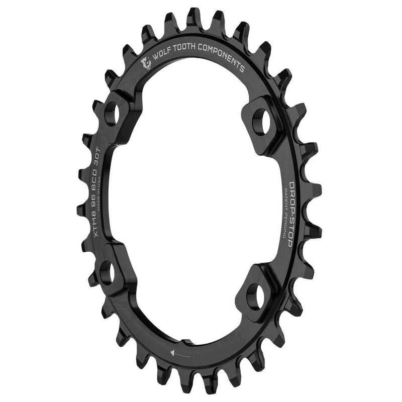 Wolf Tooth 96 BCD Chainring for Shimano XT M8000 and SLX M7000 Drop Stop A