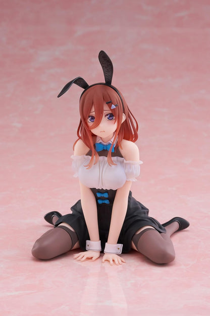Taito-The Quintessential Quintuplets 3 Desktop Cute Figure - Miku Nakano (Bunny Ver.
