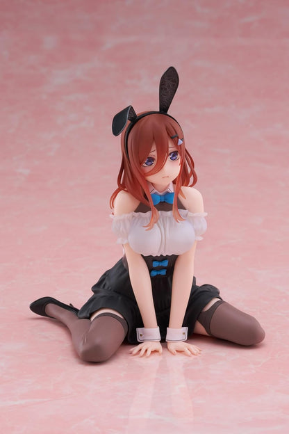 Taito-The Quintessential Quintuplets 3 Desktop Cute Figure - Miku Nakano (Bunny Ver.