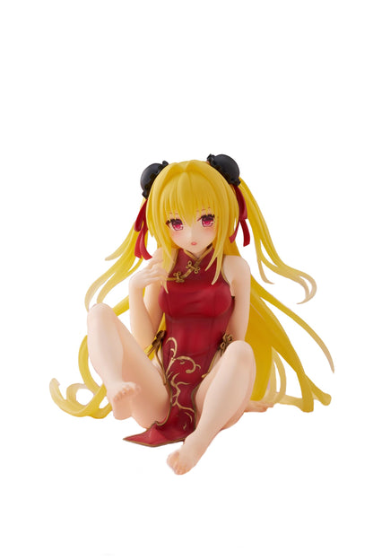 Taito -to Love-Ru Darkness Desktop Cute Figure - Golden Darkness (Chinese Dress Ver.