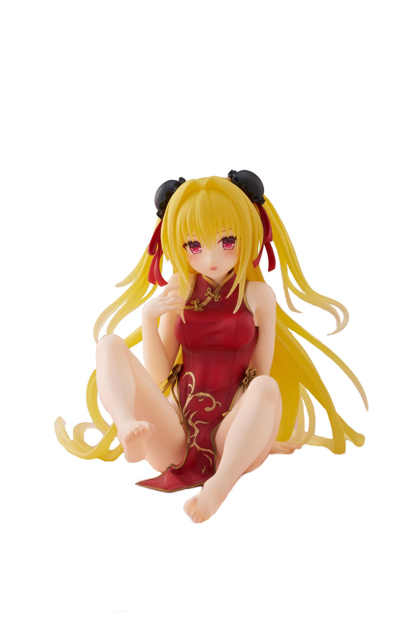 Taito -to Love-Ru Darkness Desktop Cute Figure - Golden Darkness (Chinese Dress Ver.
