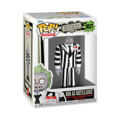 Funko Pop! Movies: Beetlejuice 2 – BOB As Beetlejuice - Vinyl-Sammelfigur - Geschenkidee - Offizielle Handelswaren - Spielzeug Für Kinder und Erwachsene - Movies Fans - Modellfigur Für Sammler