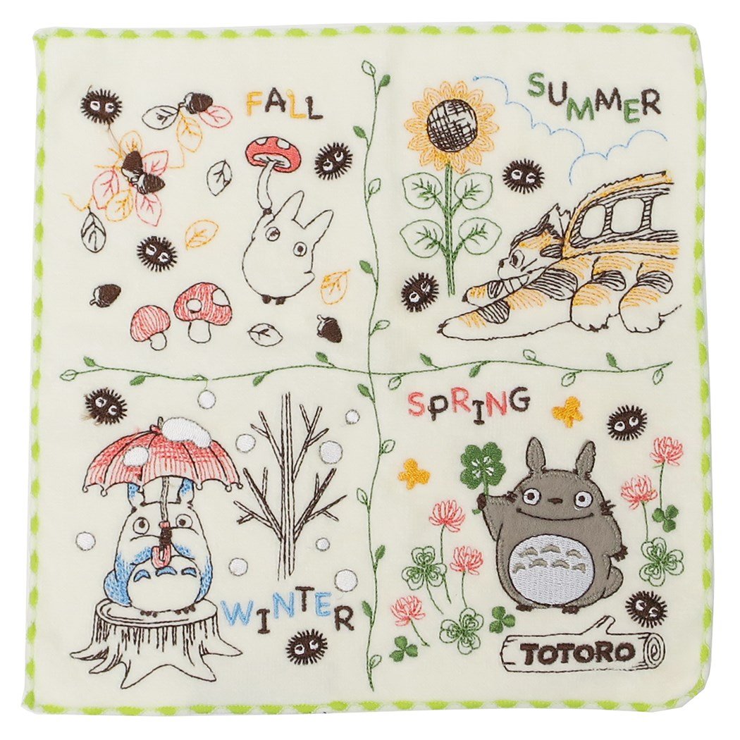 My Neighbor Totoro Mini Towel Wreath Of Nuts 25 X 25 Cm