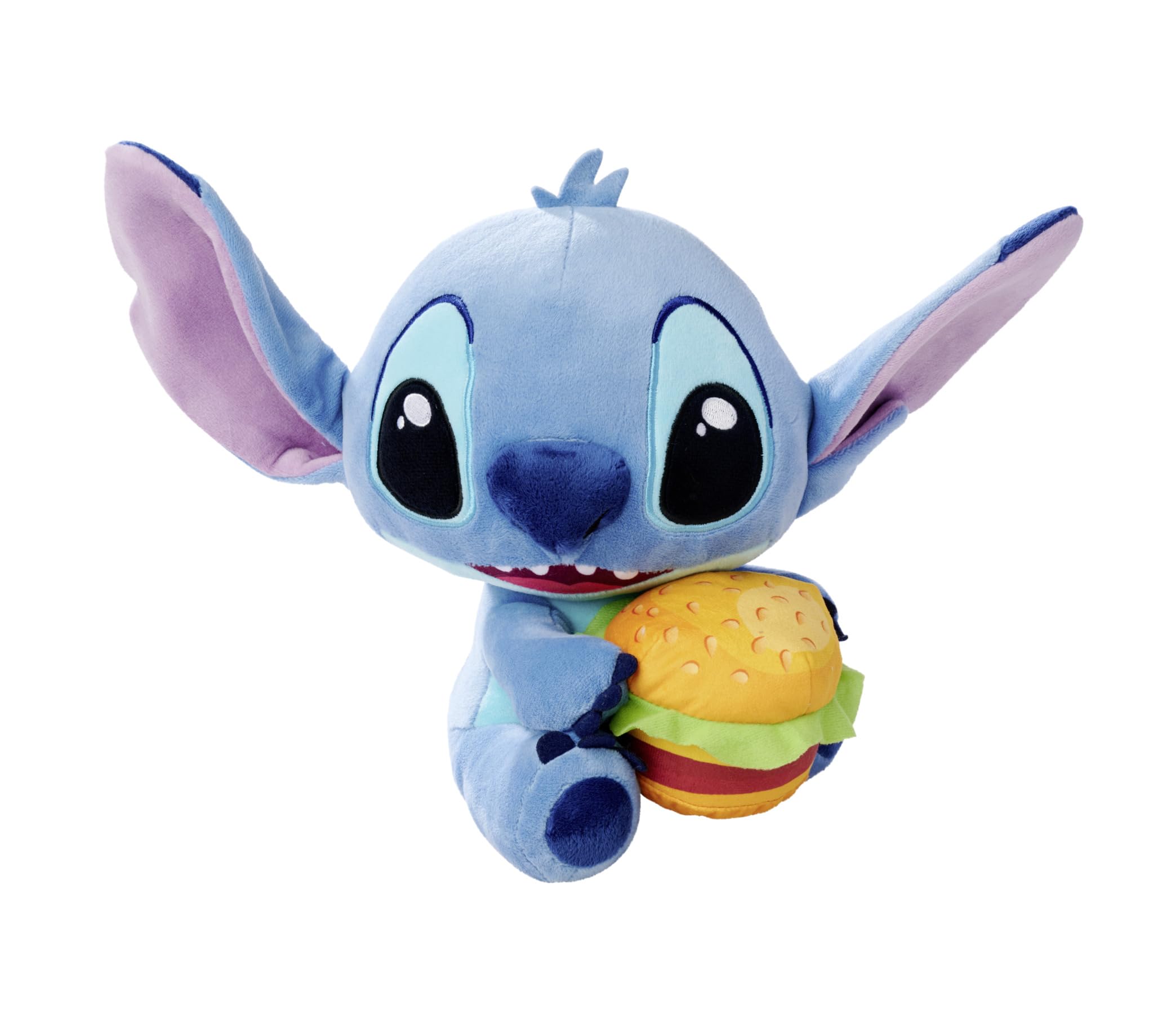 Lilo & Stitch Plush Figure Stitch With Burger 25 Cm