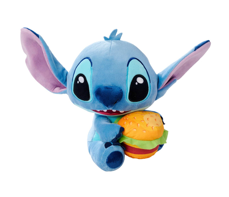 Lilo & Stitch Plush Figure Stitch With Burger 25 Cm