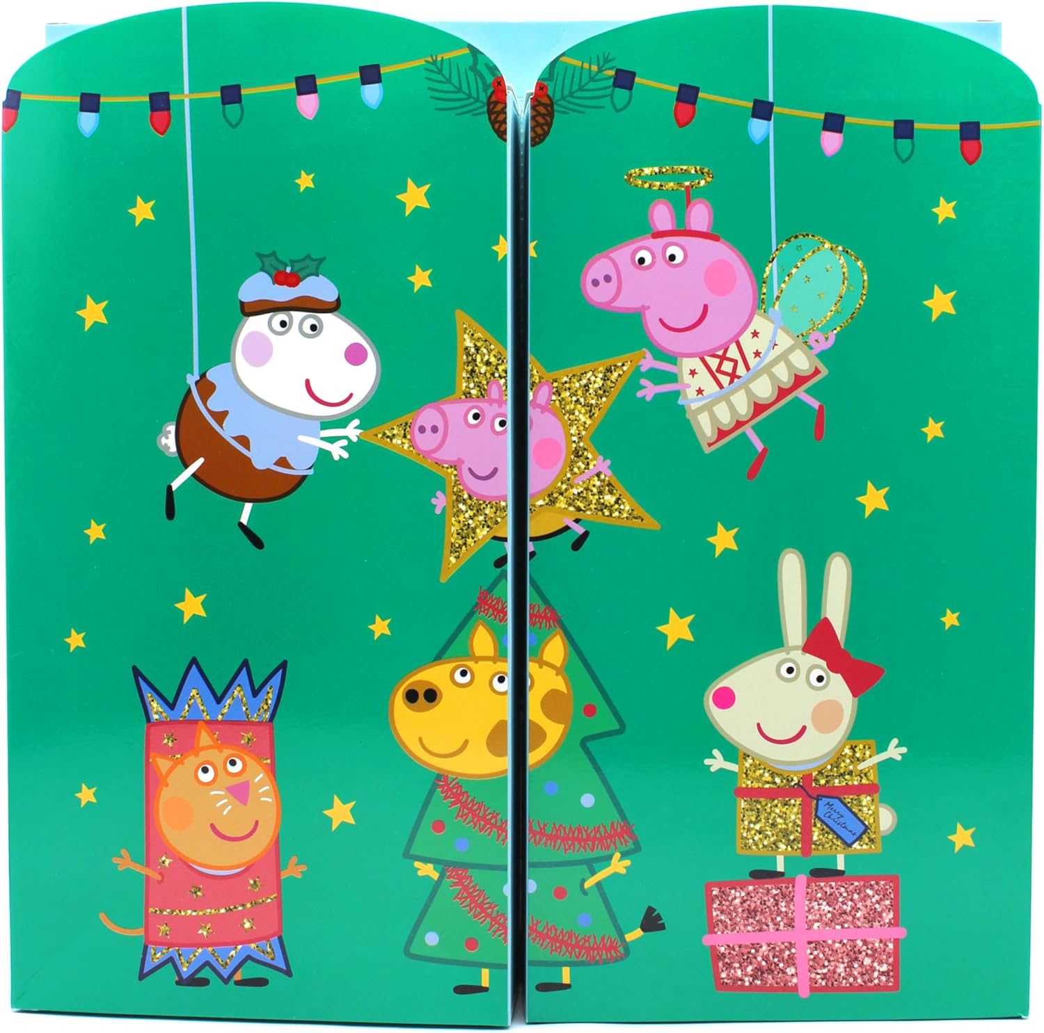 Joytoy Adventskalender mit Schmuck und Haarschmuck - 28x7x28 cm