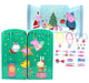 Joytoy Adventskalender mit Schmuck und Haarschmuck - 28x7x28 cm