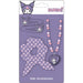 Hello Kitty Kuromi Beauty Accessory Set | Tweezers, Scrunchie and Necklace Kit for Kids | Accessories in Purple Shades with Sanrio Alternative Design