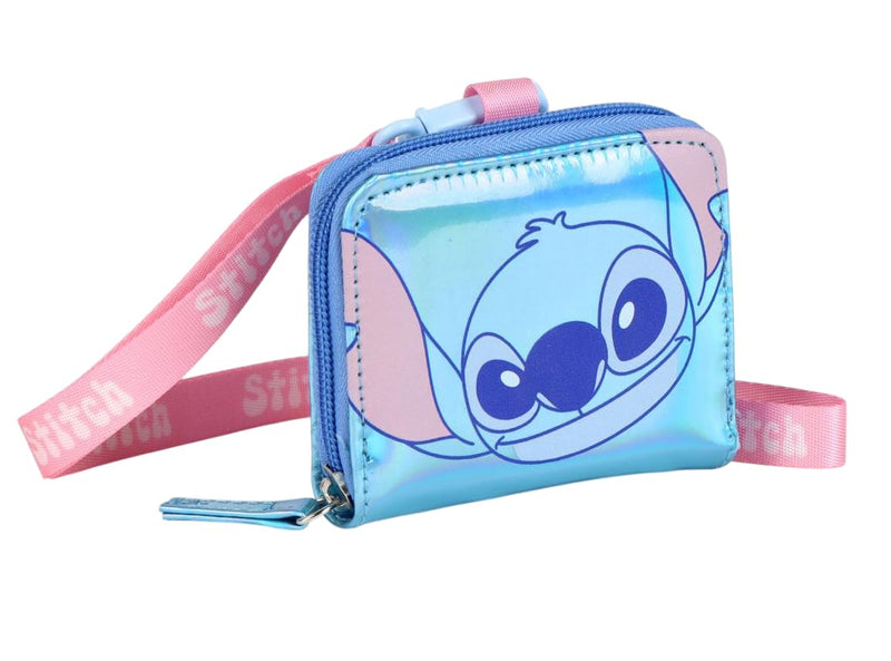 Stitch - Small Wallet Blue