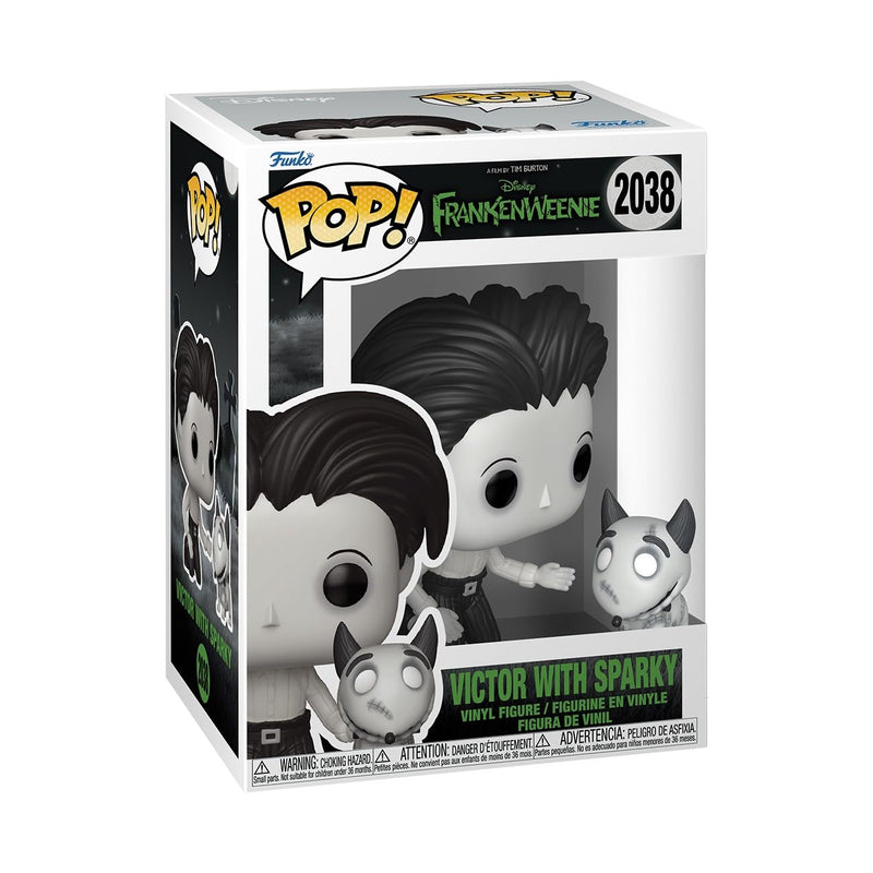 Funko Pop! & Buddy: Frankenweenie - Frankenweenie mit V - Vinyl-Sammelfigur - Geschenkidee - Offizielle Handelswaren - Spielzeug Für Kinder und Erwachsene - Movies Fans - Modellfigur Für Sammler