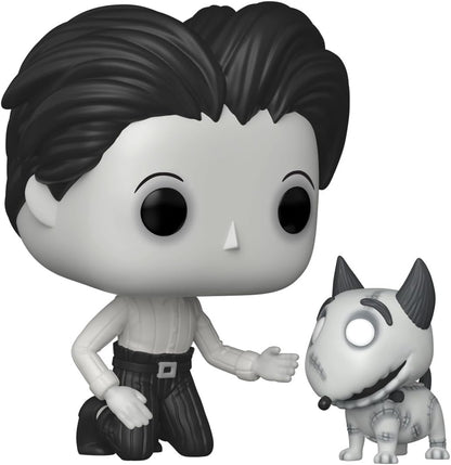 Funko Pop! & Buddy: Frankenweenie - Frankenweenie mit V - Vinyl-Sammelfigur - Geschenkidee - Offizielle Handelswaren - Spielzeug Für Kinder und Erwachsene - Movies Fans - Modellfigur Für Sammler