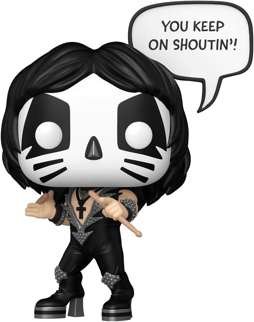 Funko Pop! Sayings: the Catman - (R&R All Night) - KISS - Collectable Vinyl Figure - Gift Idea - Official Merchandise - Toys for Kids & Adults - Music Fans - Model Figure for Collectors and Display
