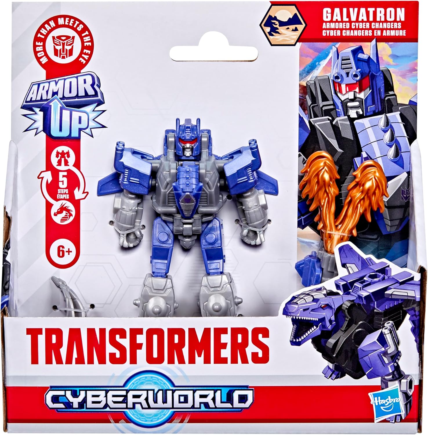 Transformers CYBERWORLD Armored Cyber Changers Galvatron Action Figure