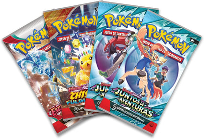 Pokémon JCC Pokémon Zacian ex de Paul Collection (3 Holographic Cards, 1 Oversized Holographic Card and 4 Upgrade Envelopes