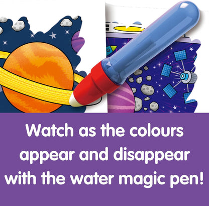 Water Magic, Ruimte thema, Kleurboek met water, Vanaf 3 jaar, Leren kleuren voor kinderen