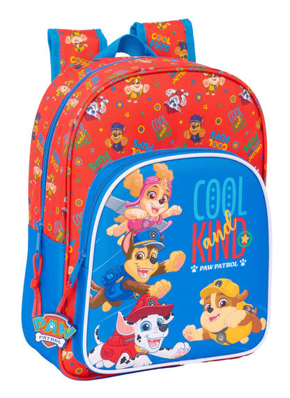 Paw Patrol Cool – Animated Children's School Backpack, Children's Backpack, Adaptable to Trolley, Ideal for School Children, Comfortable and Versatile, Quality and Resistance, 26 x 11 x 34 cm, Red