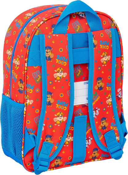 Paw Patrol Cool – Animated Children's School Backpack, Children's Backpack, Adaptable to Trolley, Ideal for School Children, Comfortable and Versatile, Quality and Resistance, 26 x 11 x 34 cm, Red