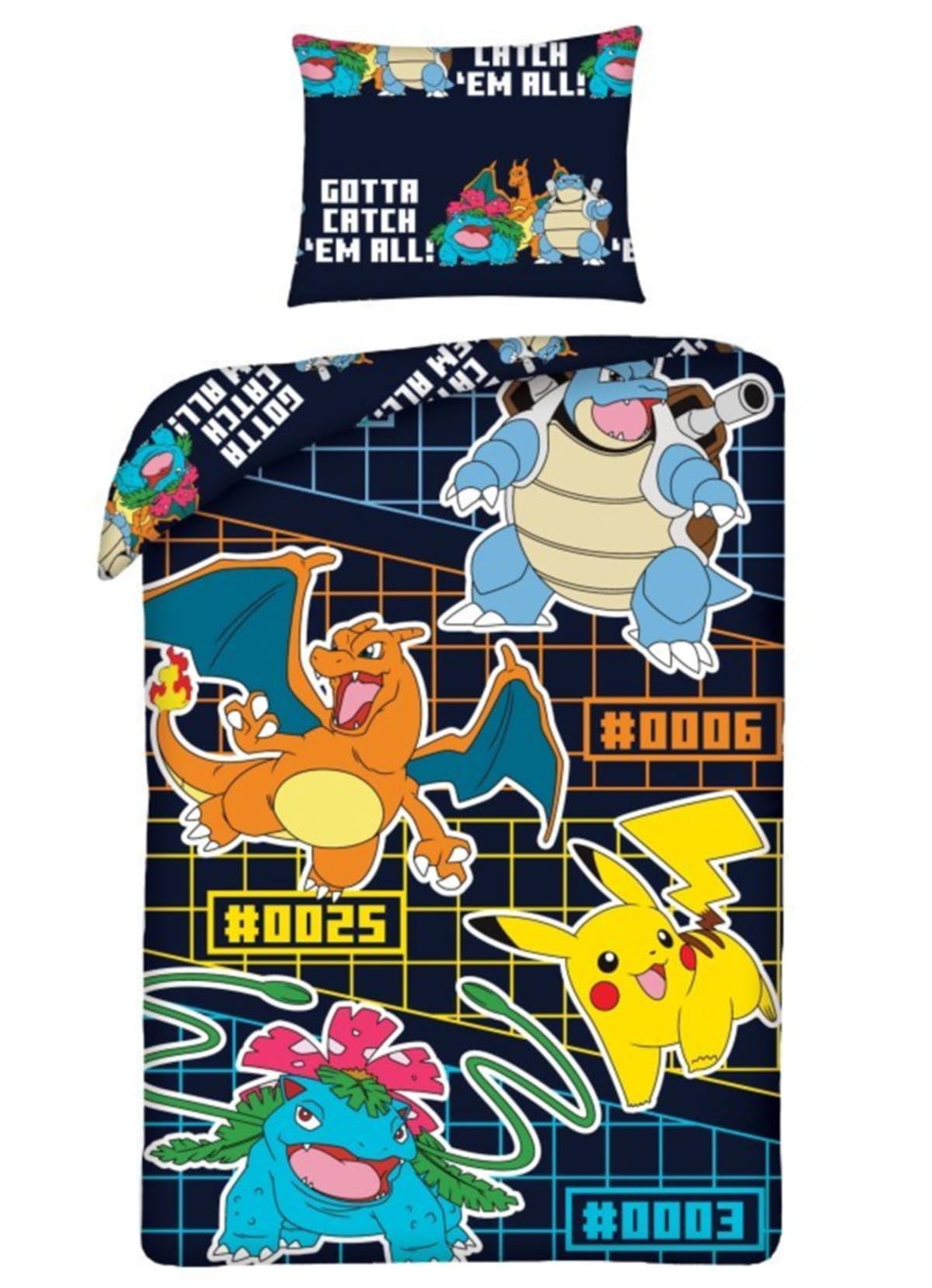 Pokemon Bettwasche Ver. 12 140 x 200 cm / 70 x 90