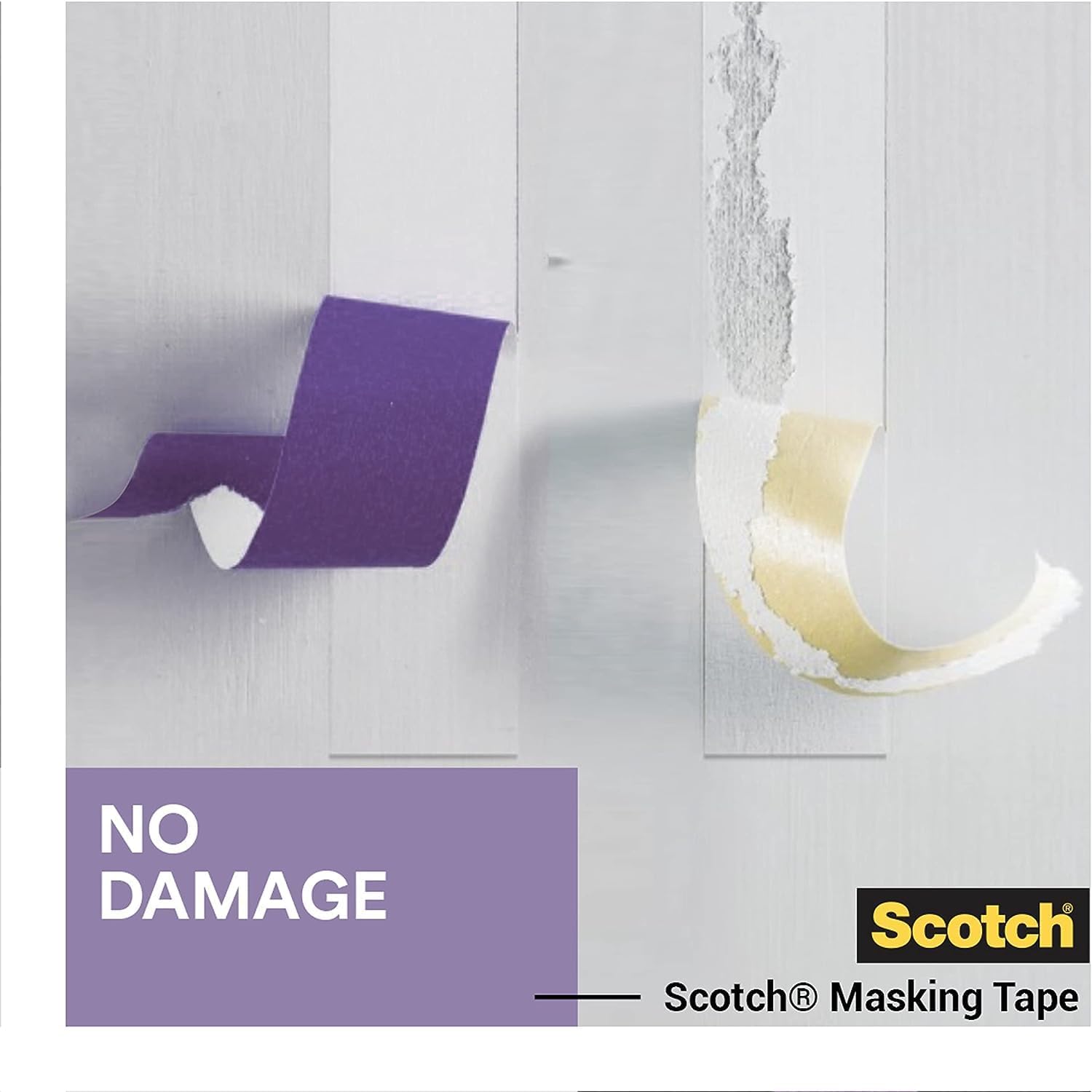 ScotchBlue Delicate Surface Advanced Masking Tape, 24 mm x 41 m, Super-sharp Paint Lines, For Delicate Painting and Decorating Indoor, Painters Tape For Wallpaper and Furniture