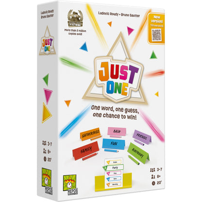 Asmodee | Just One (Refresh) | Family Party Card Game | Ages 8+ | 3-7 Players | 20 Minutes Playing Time