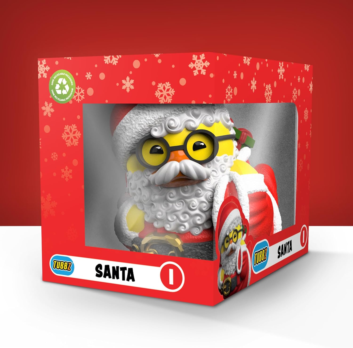 TUBBZ Boxed Edition Santa Collectible Vinyl Rubber Duck Figure - Official Numskull Merchandise, Toys & Collectibles