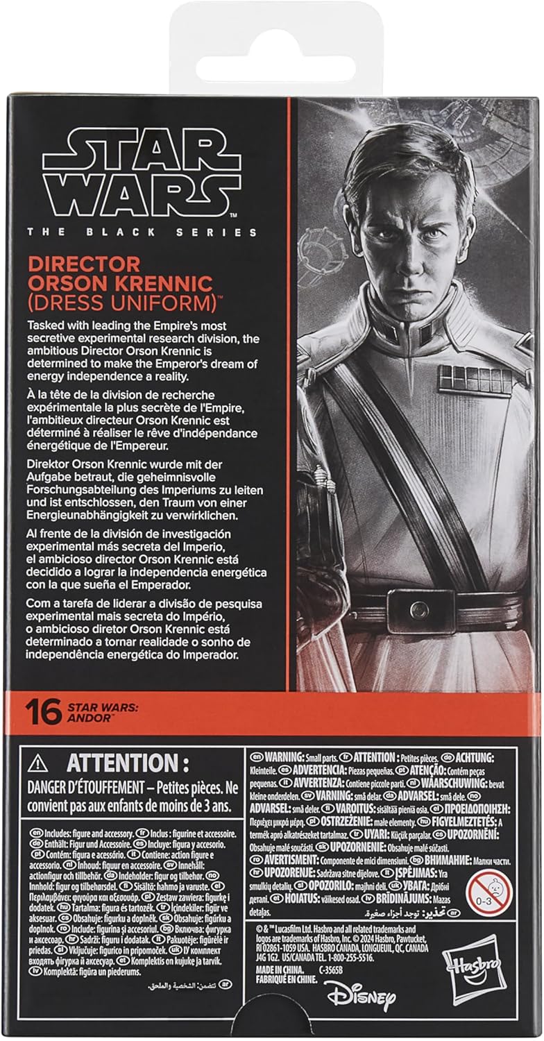 Star Wars The Black Series, Regisseur Orson Krennic, Andor, Actionfigur (15cm