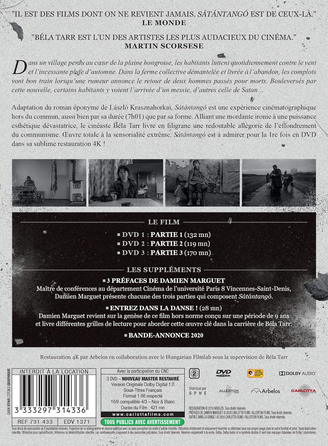 Sátántangó 3 films