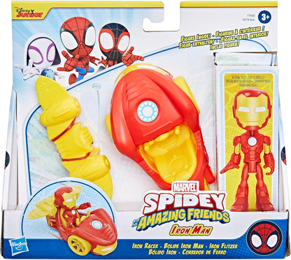 Hasbro Marvel: Spidey And His Amazing Friends - Iron Man & Iron Racer (F7458)