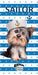 Animal Club Hunde BADETUCH "Matrose" 70x140 cm Strandtuch