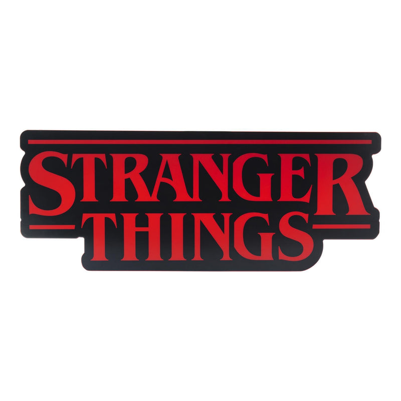 Paladone Stranger Things Shaped Logo Light, 30cm (11.8") Wide Wall or Desk Lamp with USB or Battery Power, Phase & Pulse Modes, Officially Licensed Netflix Merchandise