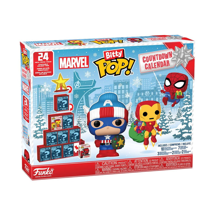 Funko Bitty Pop! Countdown Calendar: Marvel Comics - Advent Calendar - 24 Days Of Surprise - Collectable Vinyl Mini Figures - Mystery Box - Gift Idea - Holiday Xmas for Girls, Boys & Kids