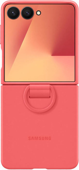 Samsung Galaxy Official Silicone Ring Case for Galaxy Z Flip7 in Red