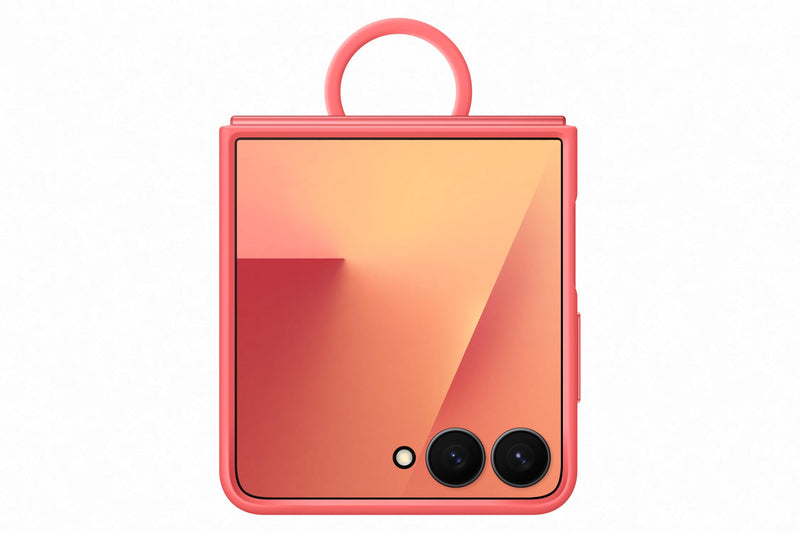 Samsung Galaxy Official Silicone Ring Case for Galaxy Z Flip7 in Red