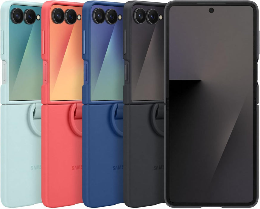 Samsung Galaxy Official Silicone Ring Case for Galaxy Z Flip7 in Red