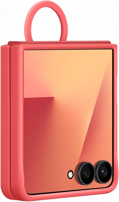 Samsung Galaxy Official Silicone Ring Case for Galaxy Z Flip7 in Red