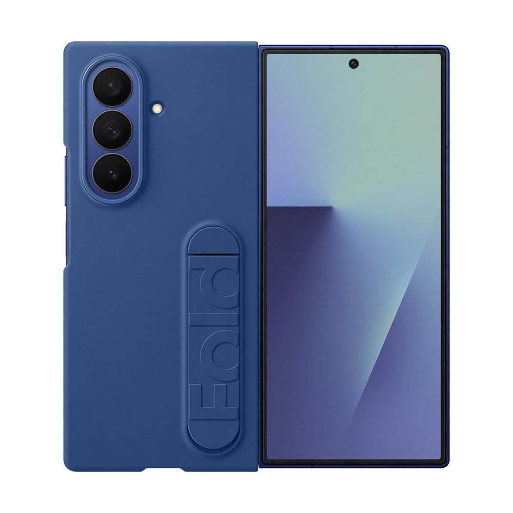 Samsung Galaxy Official Silicone Case with Stand for Galaxy Z Fold7 in Blue