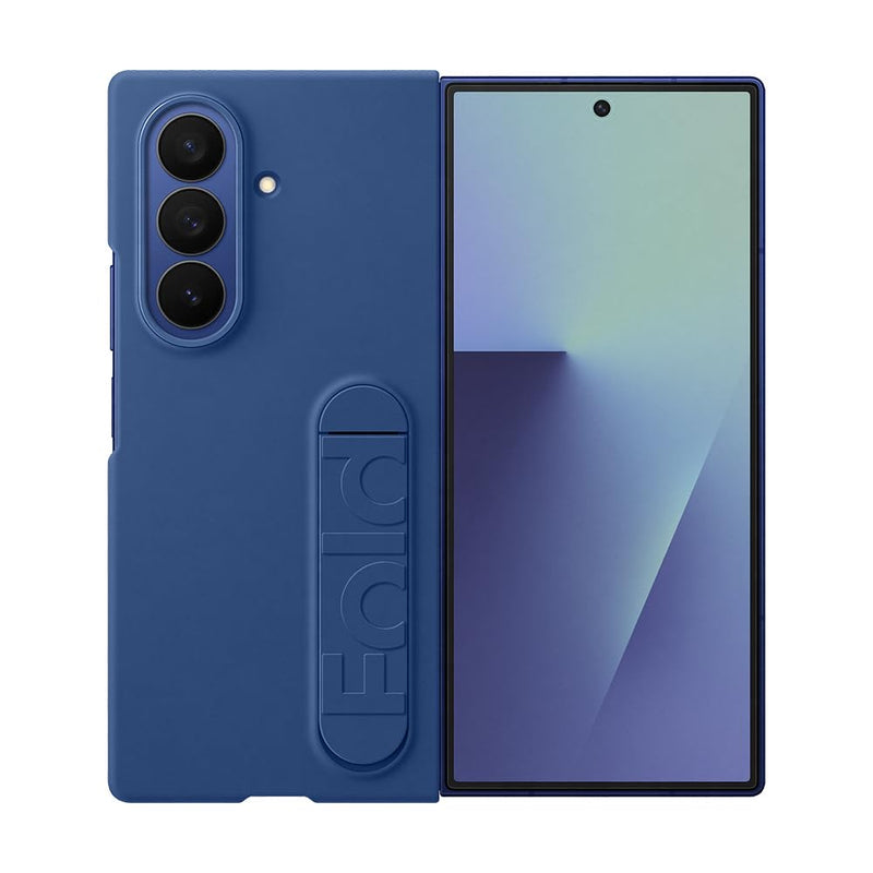 Samsung Galaxy Official Silicone Case with Stand for Galaxy Z Fold7 in Blue