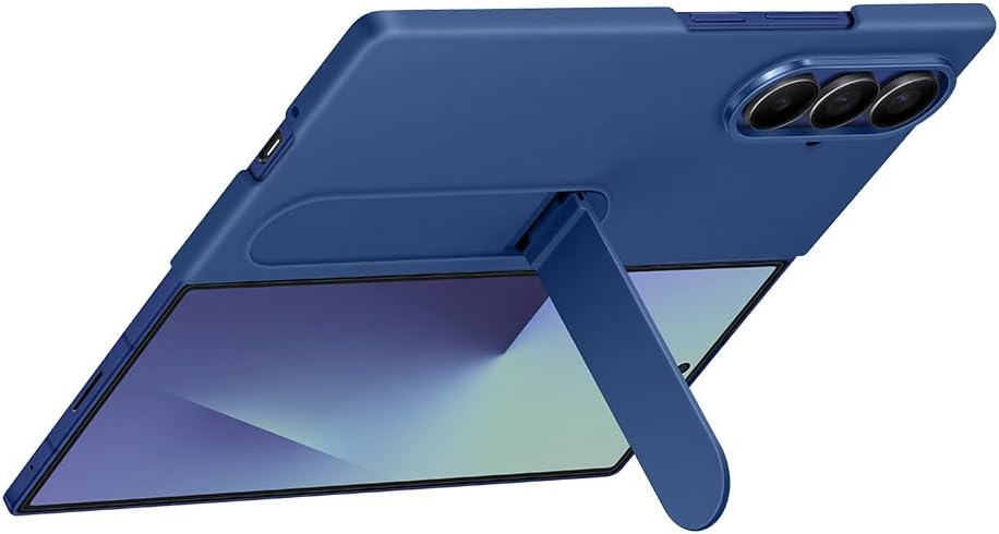 Samsung Galaxy Official Silicone Case with Stand for Galaxy Z Fold7 in Blue