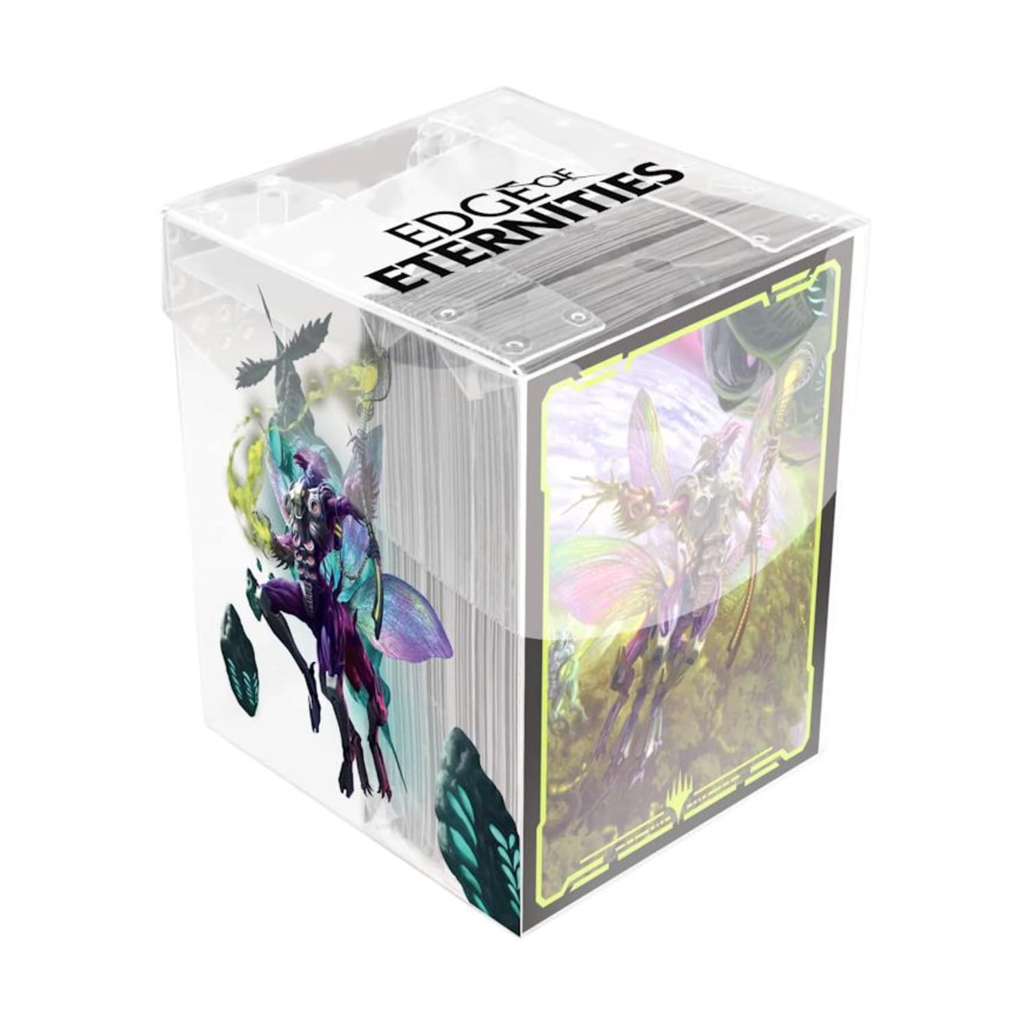 Ultra PRO - Edge of Eternities 100ct Deck Protector Sleeves in Clear Box Commander B for Magic: The Gathering