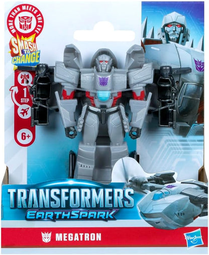 Transformers EarthSpark 1-Step Smash Changers Megatron Action Figure