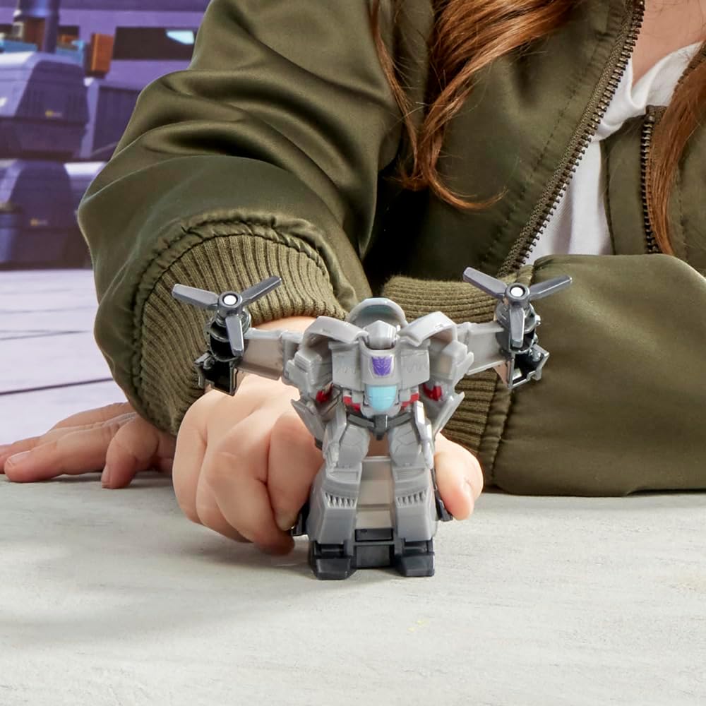 Transformers EarthSpark 1-Step Smash Changers Megatron Action Figure