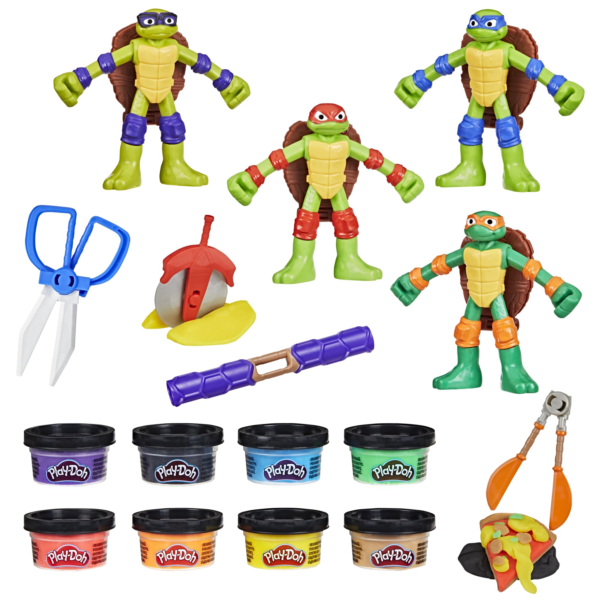 Play Doh Tmnt Cowabunga Creations /Toys