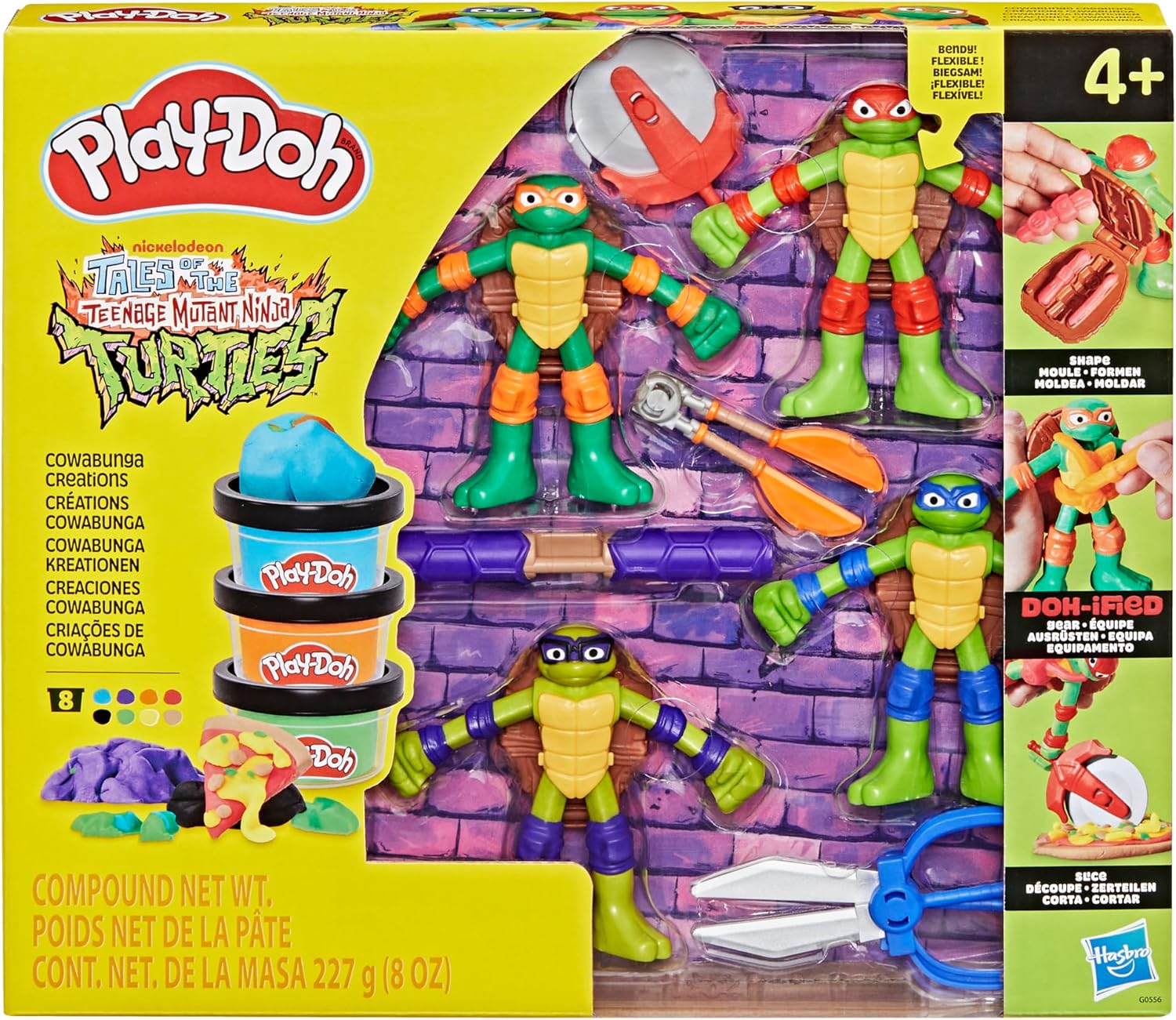 Play Doh Tmnt Cowabunga Creations /Toys